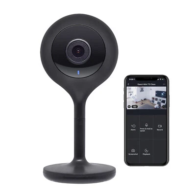 Geeni LOOK 1080p HD Wi Fi Indoor Security Camera with Voice Control