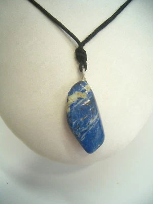 Ciondolo in ARGENTO 925 con SODALITE naturale - pendente girocollo Pietra Dura - Immagine 1 di 4
