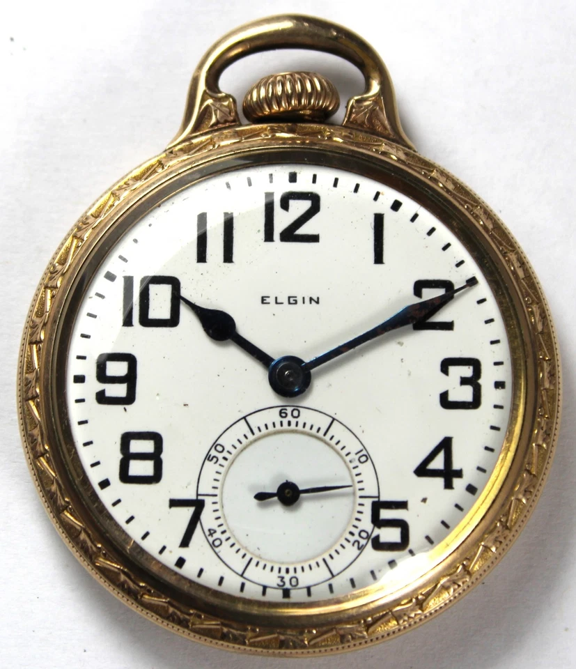 1928 Elgin BW Raymond Grade 478 16s 21j RAILROAD GRADE Pocket Watch Parts/Repair - Image 1 of 4
