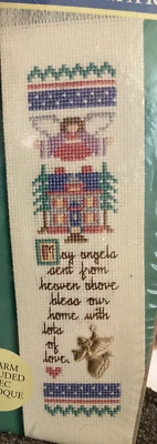 Quick Keepsake Bookmark 'Bless Our Home' Cross Stitch kit/Leisure Arts - Image 1 of 3