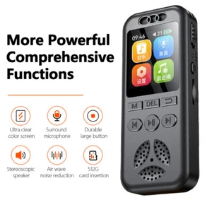 Voice Recorder Digital Dictaphone Audio Sound Recorder Mini Small Spy Lecture - Picture 1 of 16