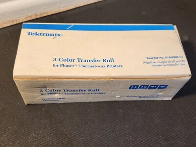 TEKTRONIX 3- Color Transfer Roll,  YELLOW / MAGENTA / CYAN 016-0906-01 - Image 1 of 3