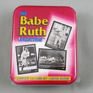 1992 MEGACARDS BABE RUTH BASEBALL COLLECTION CARD SET FACTORY SEALED TIN BOX - Picture 1 of 6