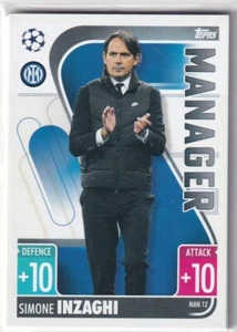 Topps Match Attax Champions League Extra 21/22 MAN 12 Simone Inzaghi Manager - Picture 1 of 1