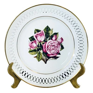 Bing & Grondahl 1979 ANGEL FACE The 12 Rose Plate Danbury Mint Salad Plate - Picture 1 of 9