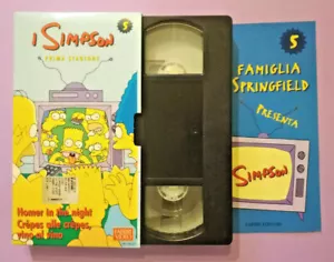 VHS Film Ita Animazione I Simpson Prima Stagione 5 Homer Videocassetta(V37) - Foto 1 di 1
