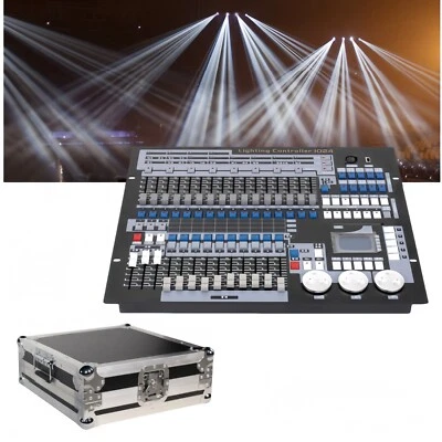DJ Light Controller DMX Control Stage lighting Event Kingkong 1024 Console+Case - Image 1 of 4