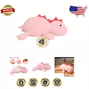 3.4 lbs Dino Plushie Pillow - Adorable Weighted Stuffed Animal for All Ages - Picture 1 of 8