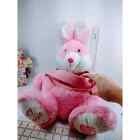 Vintage HUGE Dan Dee Easter Basket Plush Pink Bunny Rabbit Stuffed Animal 2014