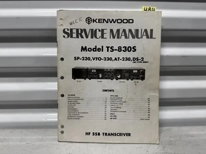 KENWOO SERVICE MANUAL Model TS-8305 SP-230,VFO-230 HF SSB TRANSCEIVER - Picture 1 of 7