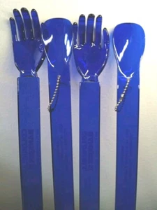 LONG REACH PLASTIC HAND BACK SCRATCHER w/ SHOEHORN. ITCH RELIEF & SHOE HELPER - Picture 1 of 3