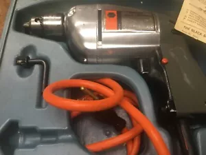 Black and decker vintage 7110 3/8” drill 1960’s era quality built - Picture 1 of 13