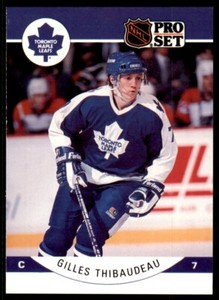 Gilles Thibaudeau 1990-91 Pro Set #290 Toronto Maple Leafs
