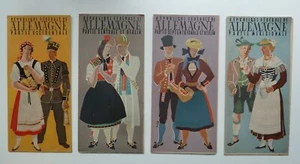 4 Anciennes Vintage tourist travel brochure de voyage carte Allemagne Germany - Imagen 1 de 10