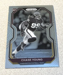 2020 Panini Prizm Black & White Negative RC #383 Chase Young - Picture 1 of 2