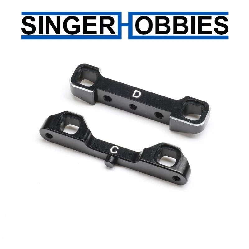 Losi TLR-1055 Adjustable Pivot Set C & D Black for 22S Sprint