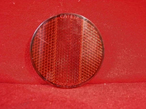 Vintage Cateye RR 250 Red Rear Reflector Black Housing Japan Used - Picture 1 of 2