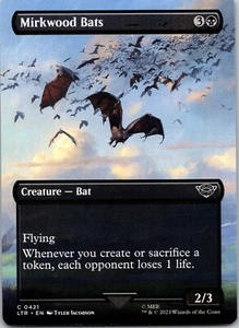 Mirkwood Bats (Borderless) LTR-0421 - MTG: LTR: Tales of Middle-Earth Common - Picture 1 of 2