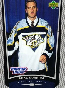 1999 Hasbro Starting Lineup Cards #1 Mike Dunham - Picture 1 of 1