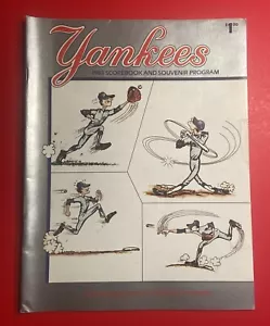 1983 NEW YORK YANKEES TORONTO BLUE JAY MLB Baseball 1st Program DON MATTINGLY - Picture 1 of 9