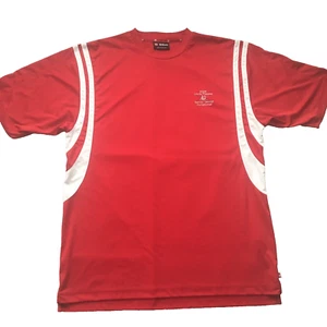 Wilson Hyper Tek Tennis Shirt Mens Large Red Short Sleeves - Picture 1 of 10
