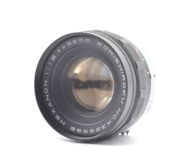 RARE!!!【Top Mint】KONICA KONISHIROKU HEXANON 52mm f/1.8 From Japan #1466 - Photo 1/4