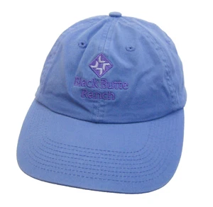 BLACK BUTTE Ranch Blue Baseball Cap Logo Hat Youth Adjustable Oregon 100% Cotton - Picture 1 of 5