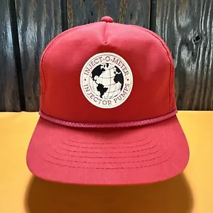 Bombas inyectoras inyectoras de colección sombrero gorra cuerda años 80 90 rojo Snapback globo - Imagen 1 de 16
