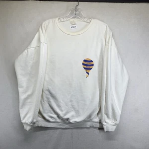 Vintage Sweatshirt Mens Size Medium Scandinavian Balloon Society 100% Cotton - Picture 1 of 17