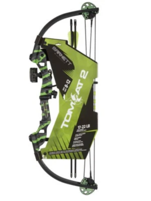 Barnett Tomcat 2 Youth Compound Bow Right-handed 17 -22 Lb Draw Weight Ages 8-12 - Imagem 1 de 4