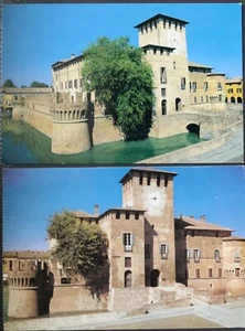 Fontanellato , 2 cartoline Rocca Sanvitale , non viaggiate - Foto 1 di 1