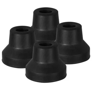 4 Pcs Vierbeiniger Gehstock Ersatzteile Für Krücken Ersatzpolster Gehstützen - Bild 1 von 12