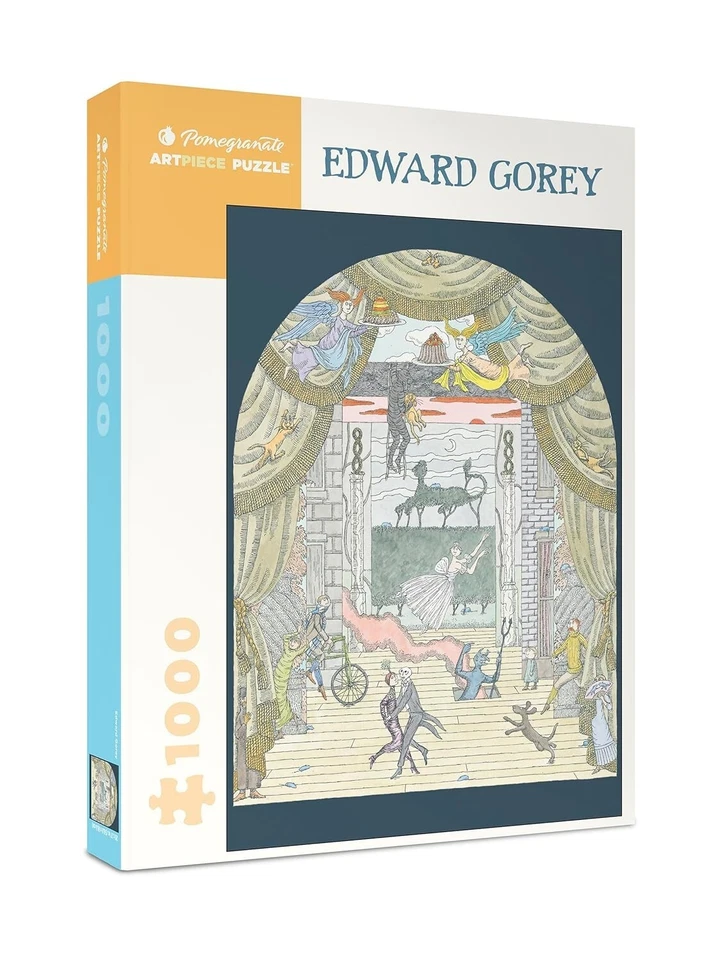 Pomegranate 1000 piece jigsaw puzzle. Edward Gorey. Brand new and sealed. - image 1 of 1