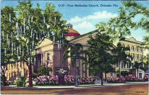 First Methodist Church Orlando Florida Postcard Unposted - Picture 1 of 2
