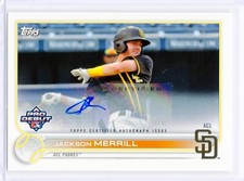 2022 Topps Pro Debut Autographs Jackson Merrill PD-103