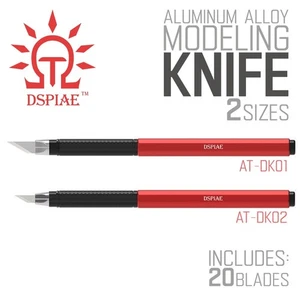 DSPIAE: Hobbymesser - Messer aus Aluminiumlegierung - schmal | breite Klinge - 20 Klingen - Bild 1 von 11
