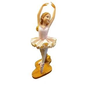 Ballerina Figur Statue mit Teddybär Resin Ballett Tänzerin Deko #76B5 - Bild 1 von 8