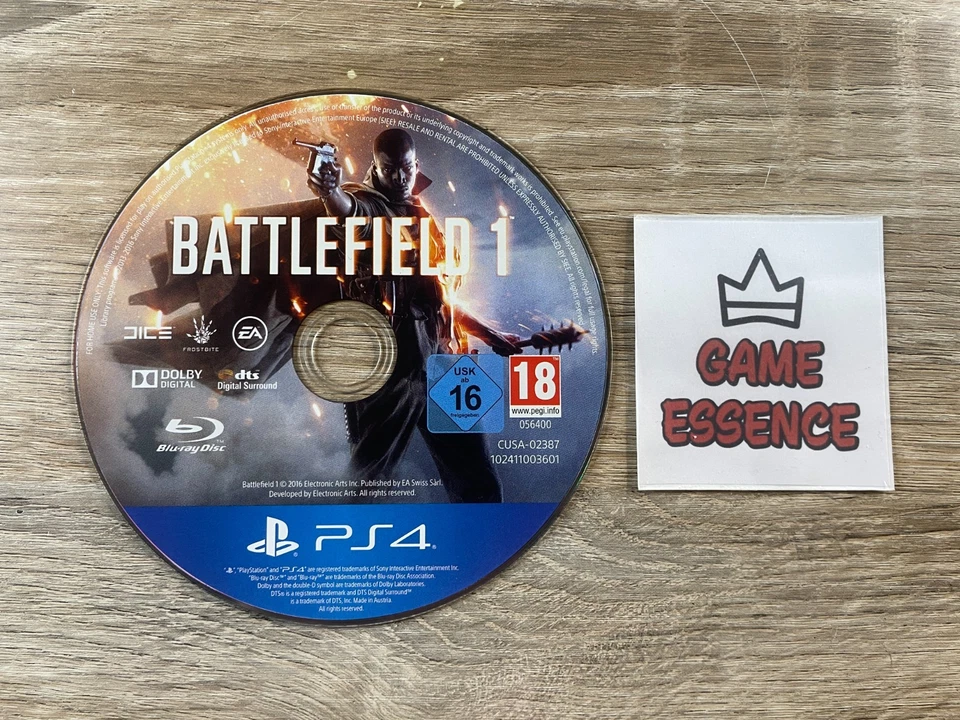 CD SEUL Battlefield 1 PS4 PAL EUR Sony PlayStation 4 - Immagine 1 di 1