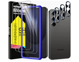 Paquete de 3 protectores de pantalla y lente templados 9H para Samsung Galaxy S24 FE 6,7 pulgadas - Imagen 1 de 1