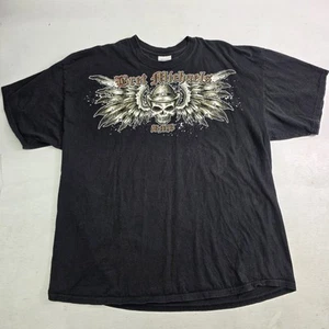 Bret Michael's Band BMB Skull Wings Tour (Poison) schwarz T-Shirt Herren Gr. 2XL - Bild 1 von 7