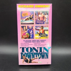Vtg 1996 Richard Simmons Tonin' Uptown Downtown VHS Video Tape Exercise Work Out - Picture 1 of 2