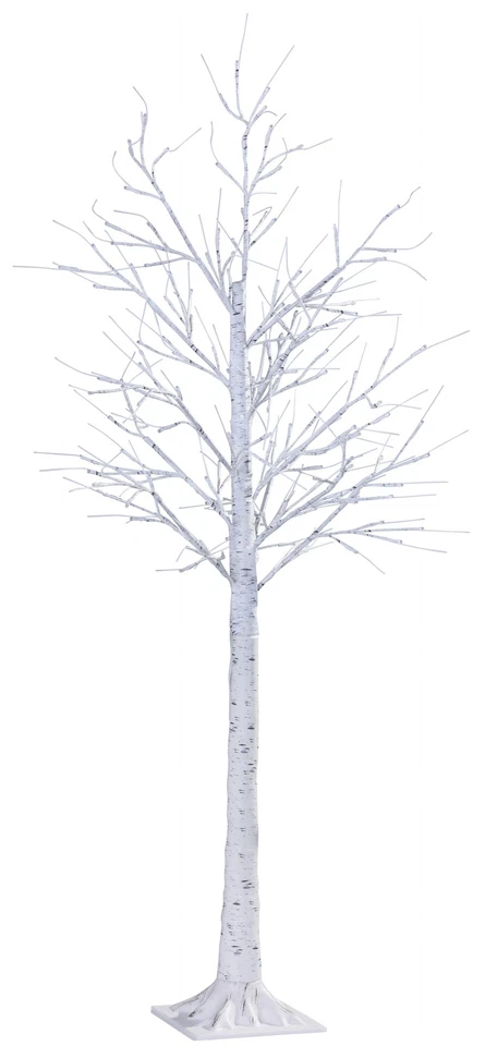 Northpoint LED Lichtbaum mit Timer - Birkenoptik, 180cm