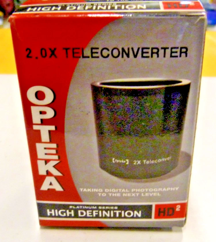 Opteka High Definition 2x Telephoto Converter for The 650-1300mm 500mm