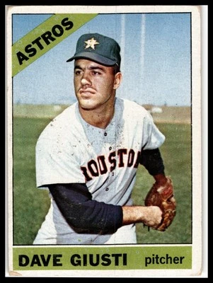 1966 Topps #258 Dave Giusti - Image 1 of 2
