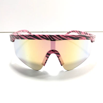 Gafas de sol Foster Grant Cali azules estilo de vida para hombre protegidas rosa estampado de cebra gruesas Foto 1 de 4