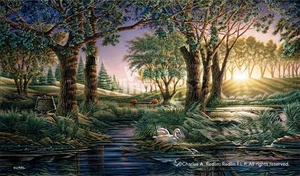 Terry Redlin Morning on the Greens Elite Edición Abierta - Imagen 1 de 1