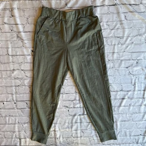 REI PANTS Joggers Womens Small Green Athletic Pockets Outdoor Hiking - Picture 1 of 17