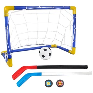 Sport-Fußball-Rahmen, Spielzeug, Kindergröße, Set zum Üben mit Eishockey-Se2601 - Bild 1 von 6