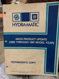 1985-1987 GM Hydra-Matic 440-T4 Product Update Manual Technician's Copy - Bild 1 von 1