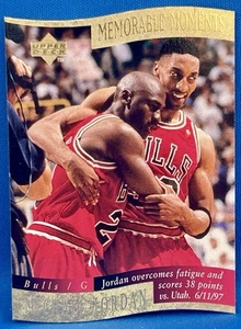 1998-99 Upper Deck Memorable Moments Michael Jordan Chicago Bulls #1 - Picture 1 of 2